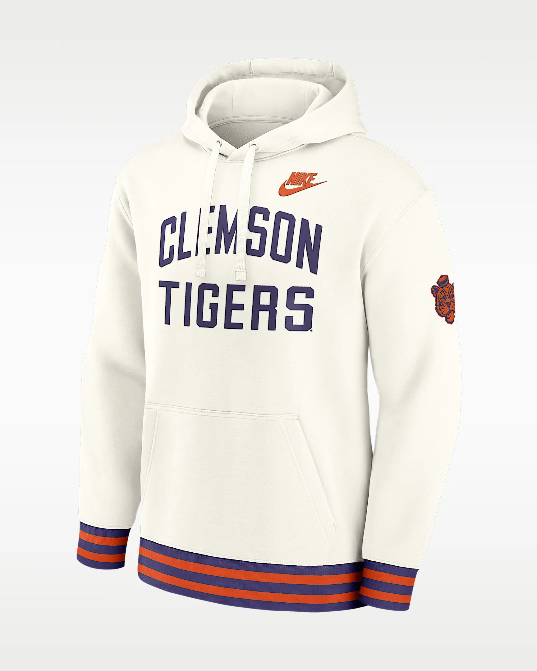 Clemson Legacy Men's Nike College Pullover Hoodie - 1