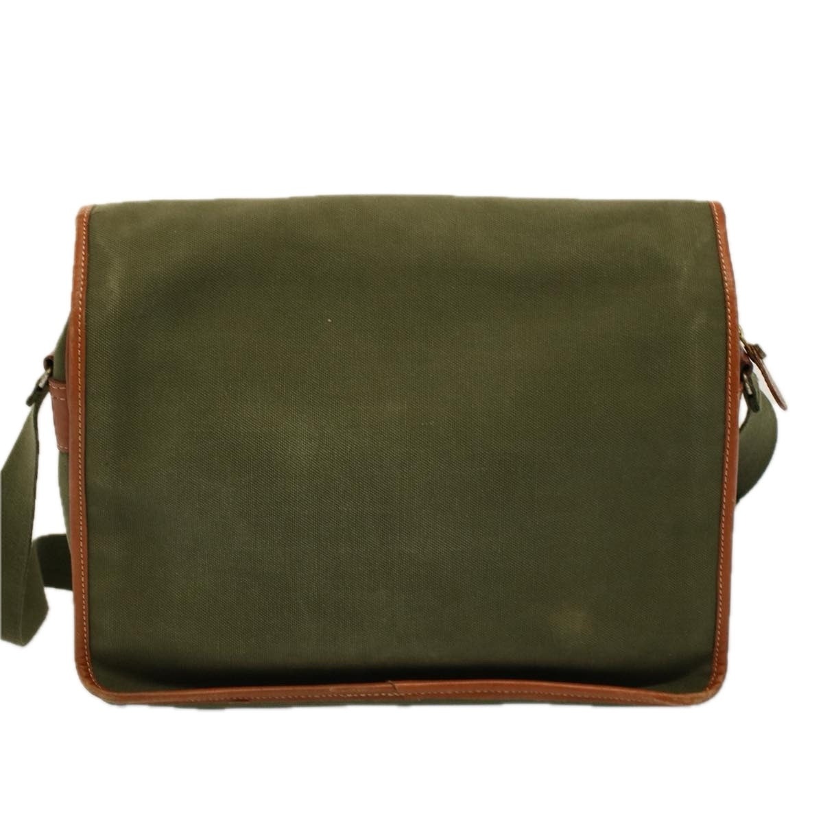 Burberry Shoulder Bag Canvas Khaki - 2