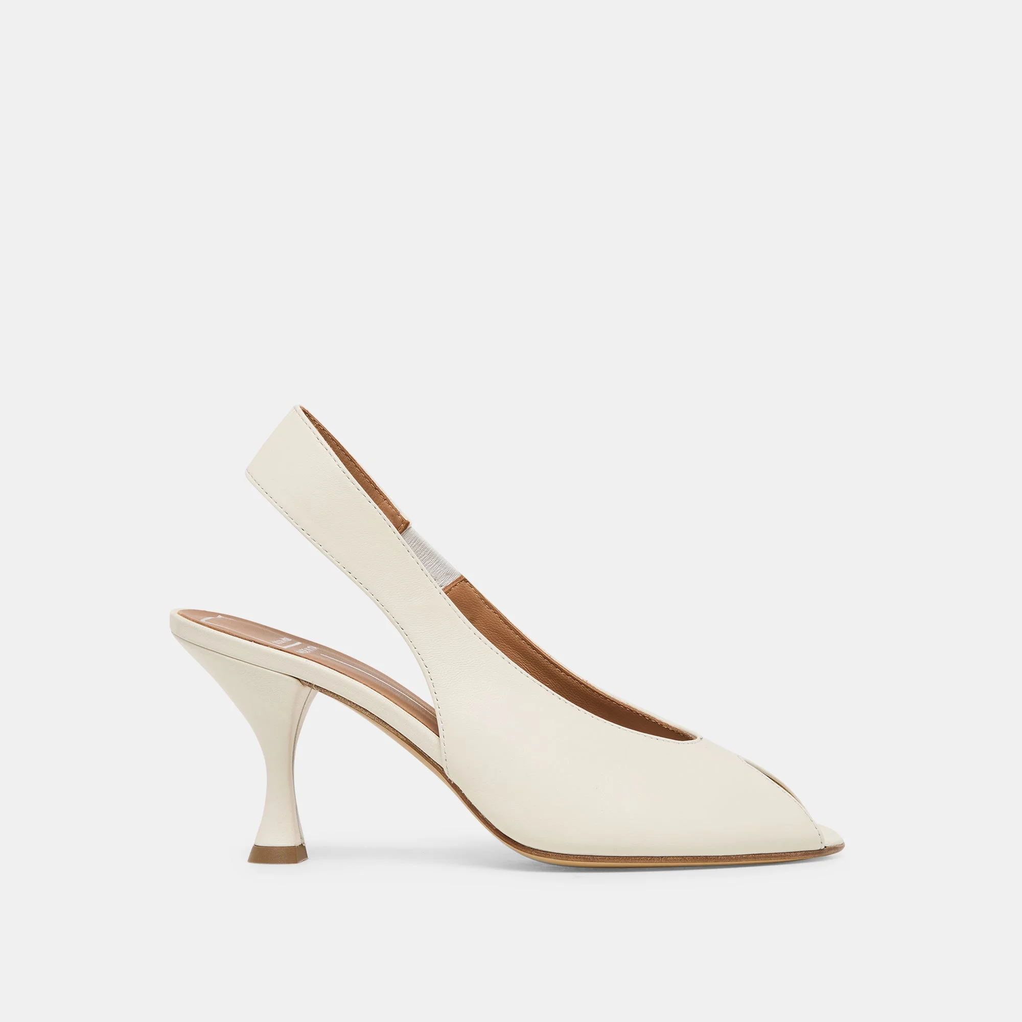 MADOW HEELS OFF WHITE LEATHER - 1