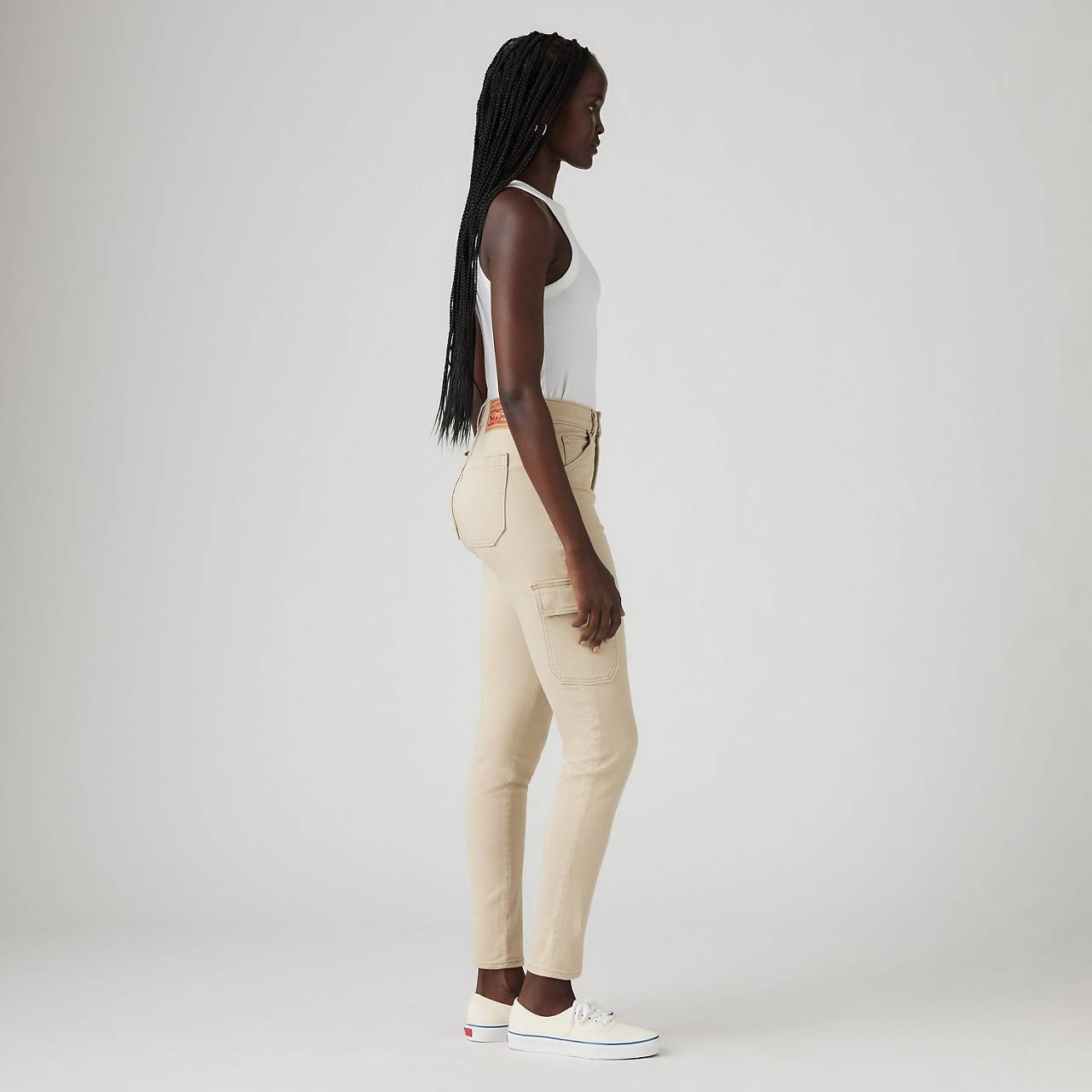 721 HIGH RISE SKINNY CARGO WOMEN'S JEANS - 4