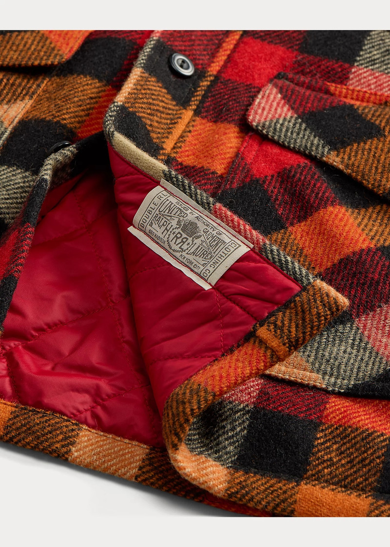 Checked Wool Overshirt 5