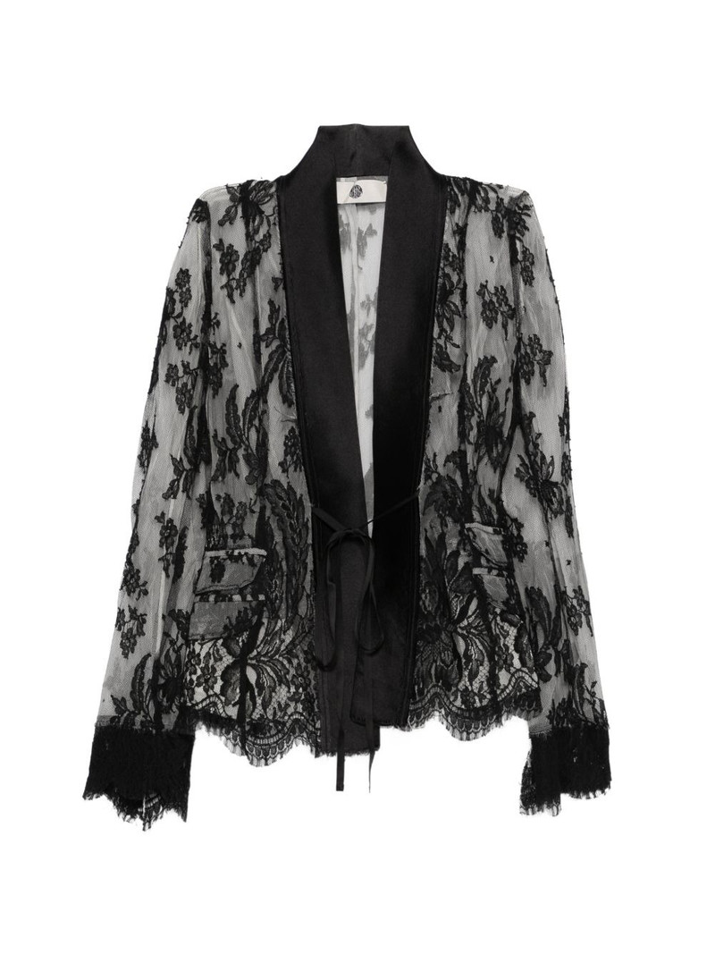 Marc Le Bihan lace-tie jacket outlook