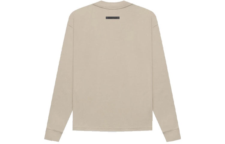 Fear of God Essentials FW21 Long Sleeve T-shirt Tan FOG-FW21-185 - 3