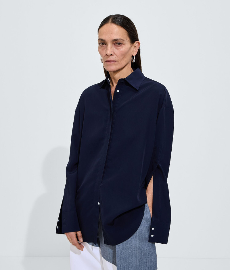 Fluid Silk And Viscose Shirt 1