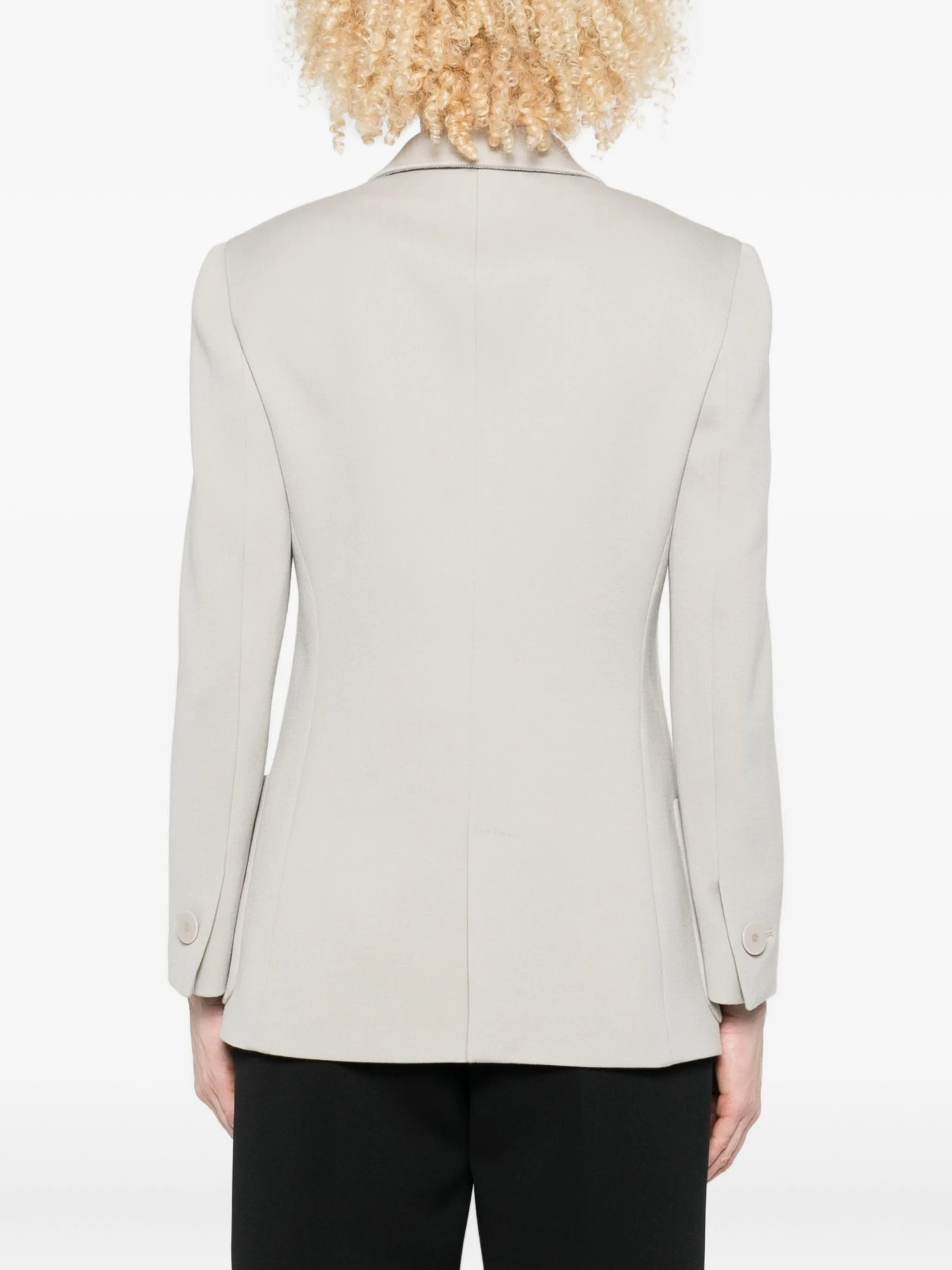 Giorgio Armani Single-button Patch-pocket Blazer - 3