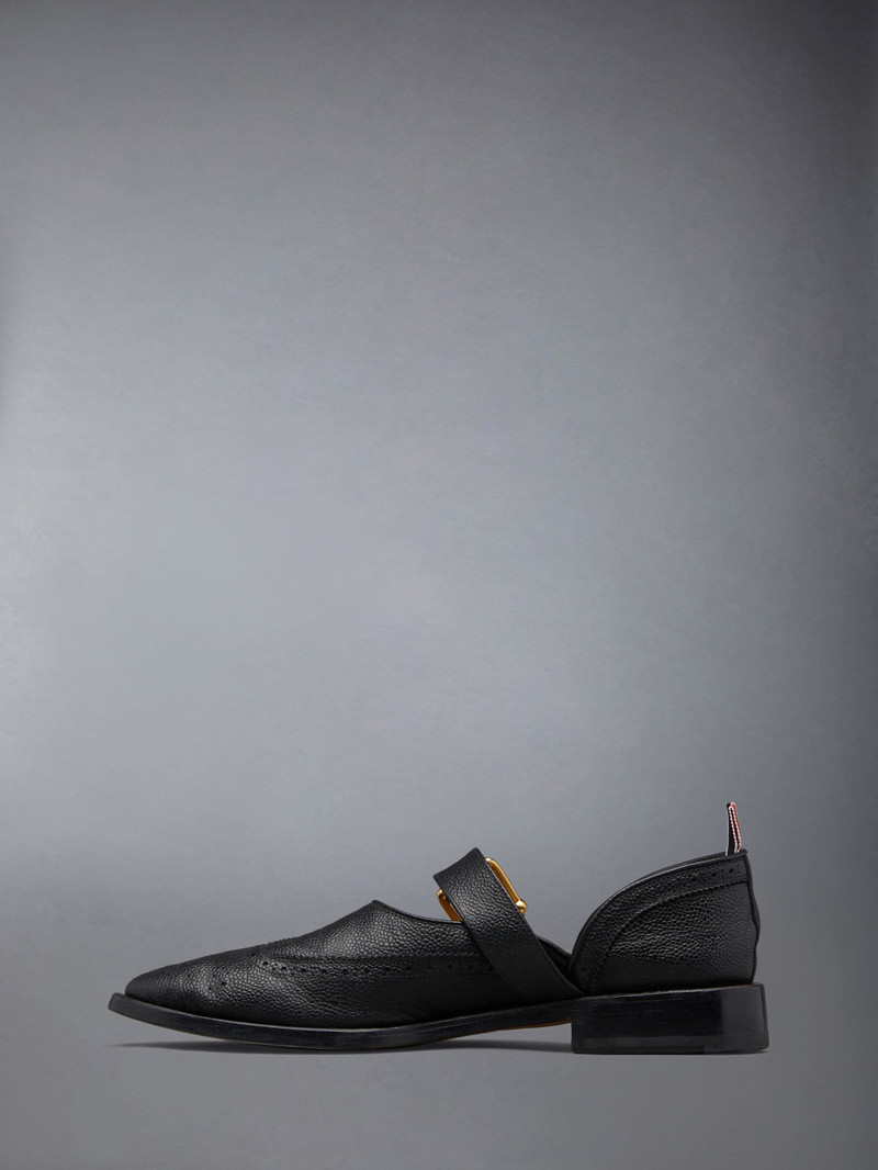 Pebble Grain Wingtip Dorsay 3