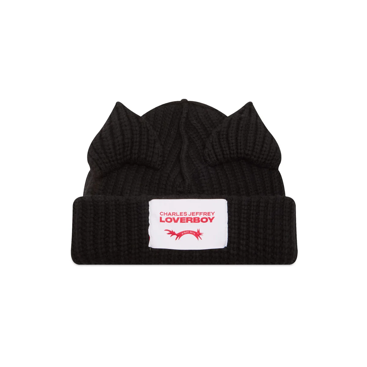 CHUNKY EARS BEANIE (BLACK) - 1