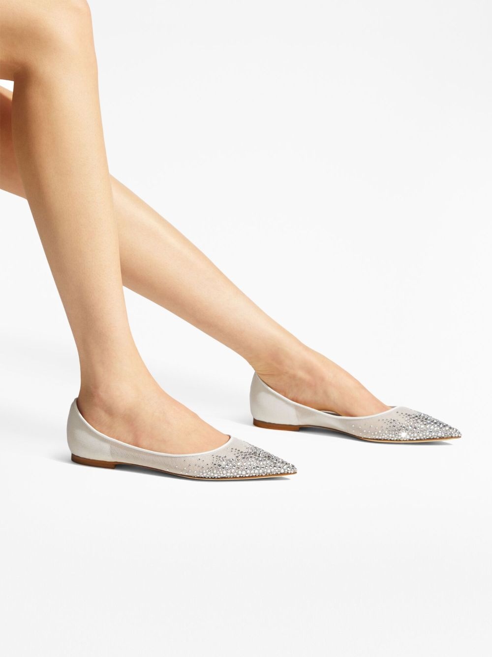 Love crystal-embellished ballerinas - 5