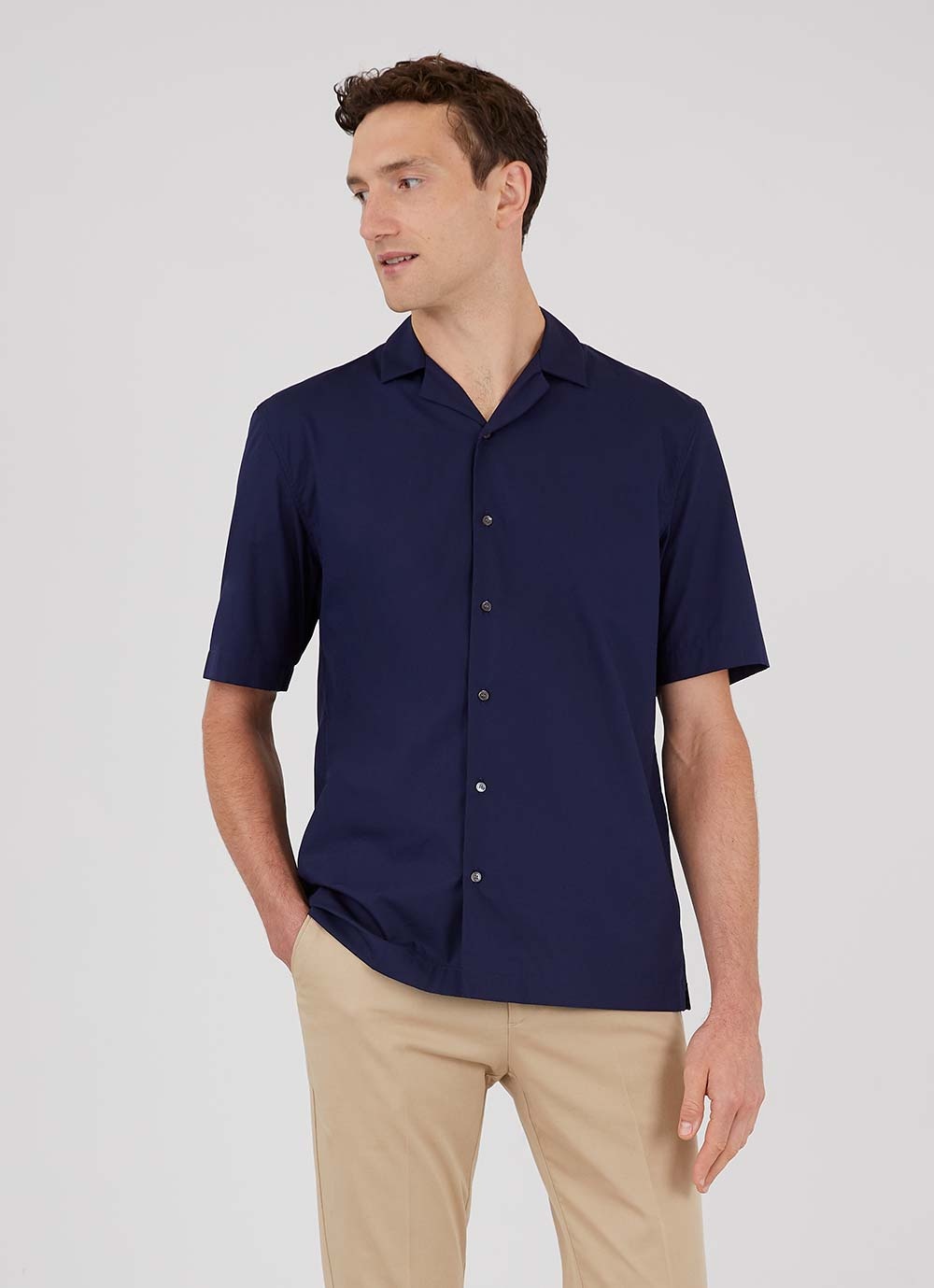 Sea Island Cotton Camp Collar Shirt - 2