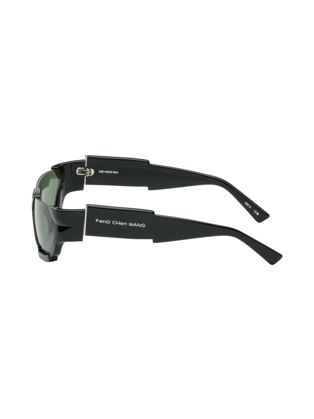 SSENSE Exclusive Black Deconstructed Sunglasses - 3