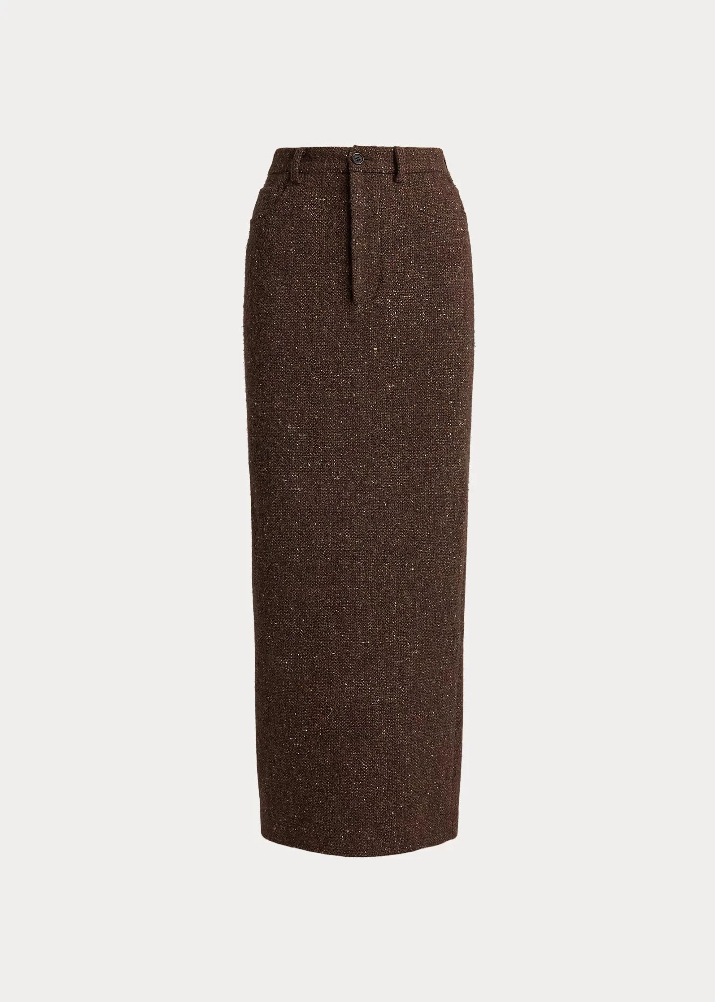 Fontaine Wool-Blend Donegal Tweed Skirt - 1