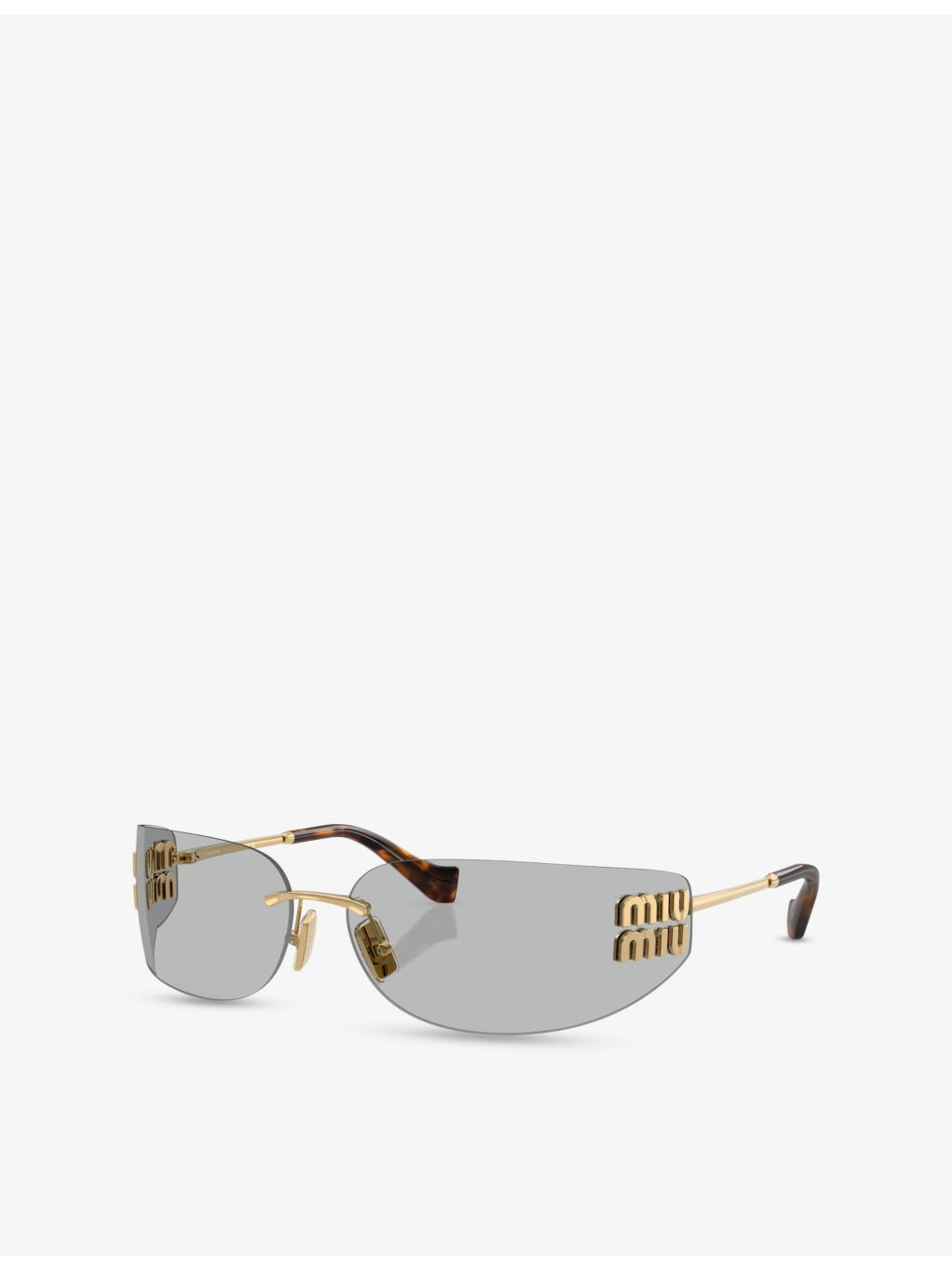 MU A51S Square-Frame Metal Sunglasses - 2