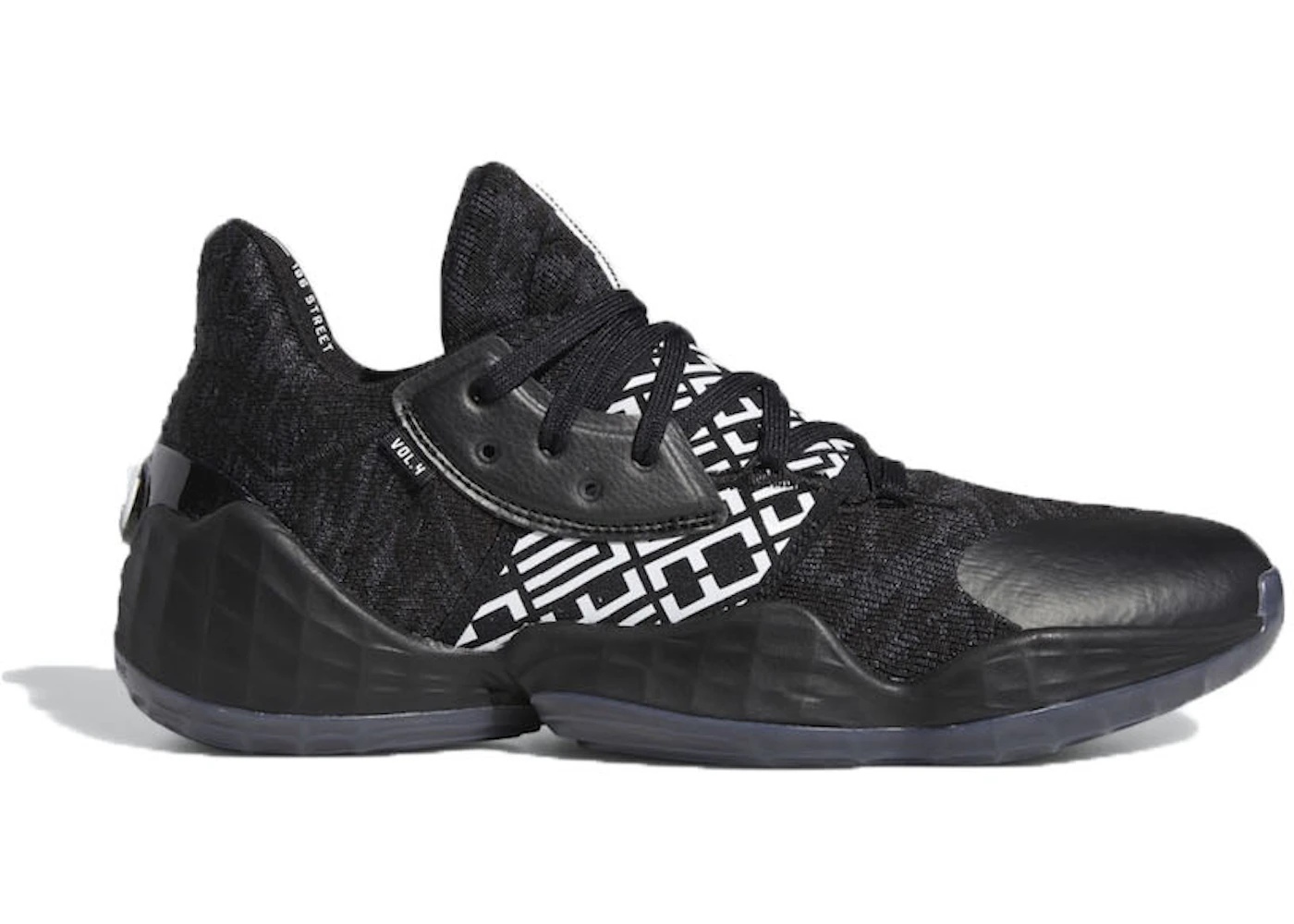 adidas Harden Vol. 4 Black White - 1