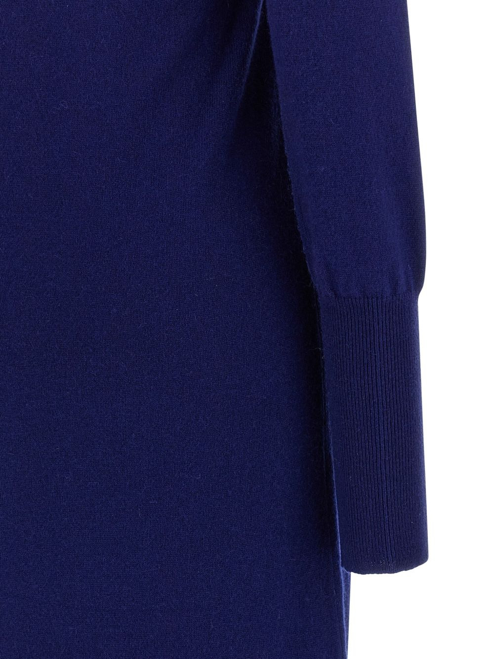 ribbed-knit polo maxi dress - 4