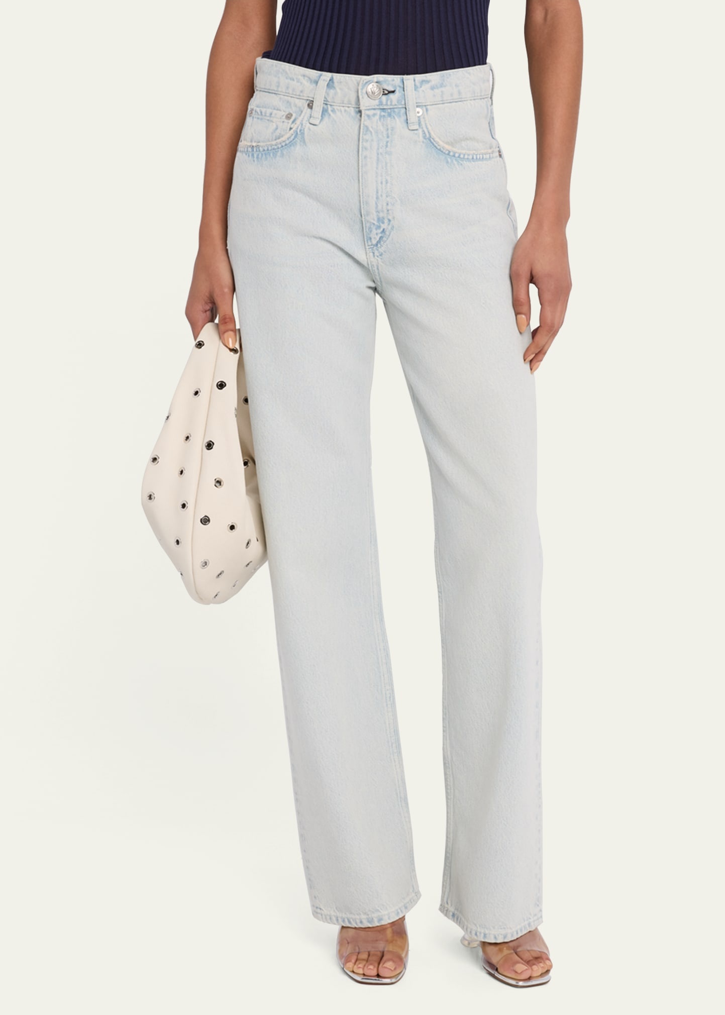 Shea High-Rise Straight-Leg Jeans - 4