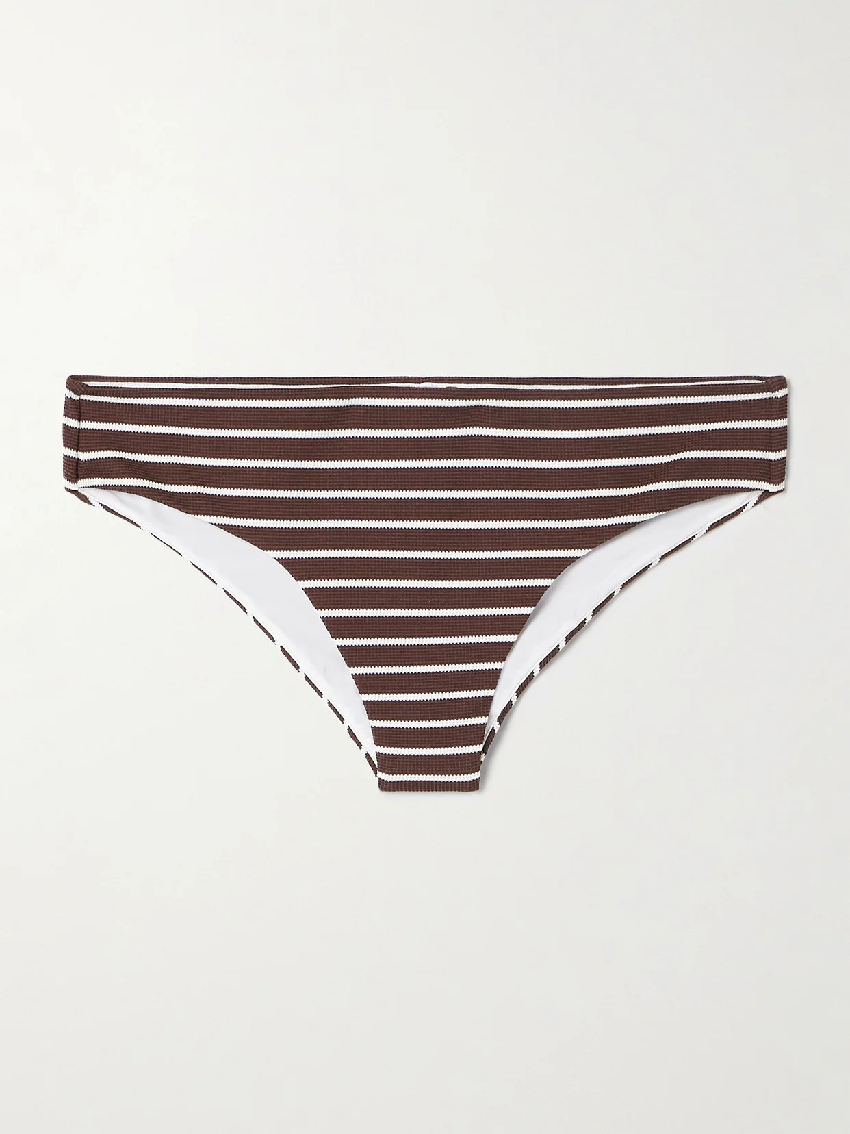 Striped Jacquard Bikini Briefs - 1