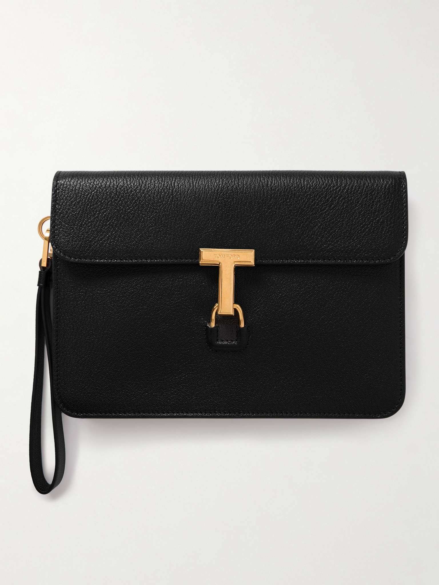 TOM FORD Monarch Full Grain Leather Pouch REVERSIBLE