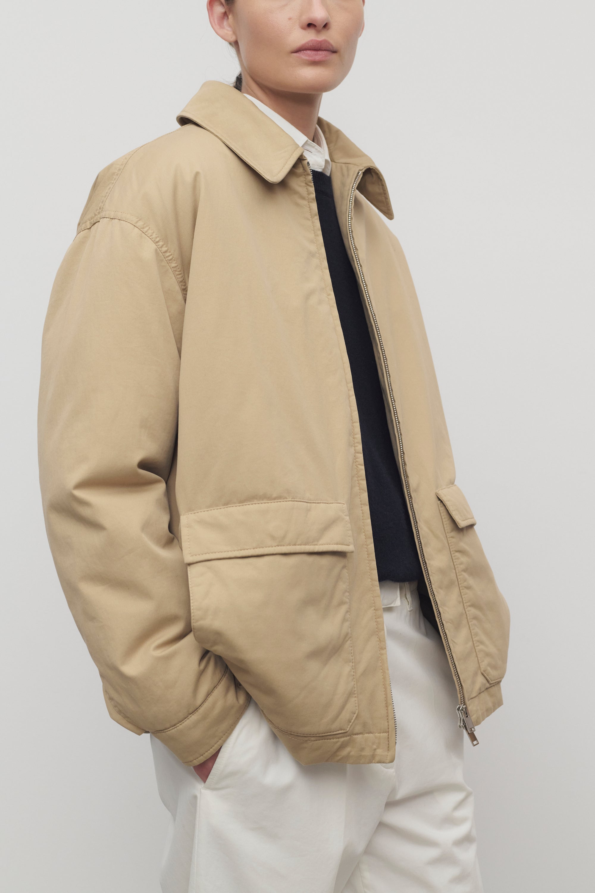 Aurelius Jacket in Cotton and Cashmere - 6