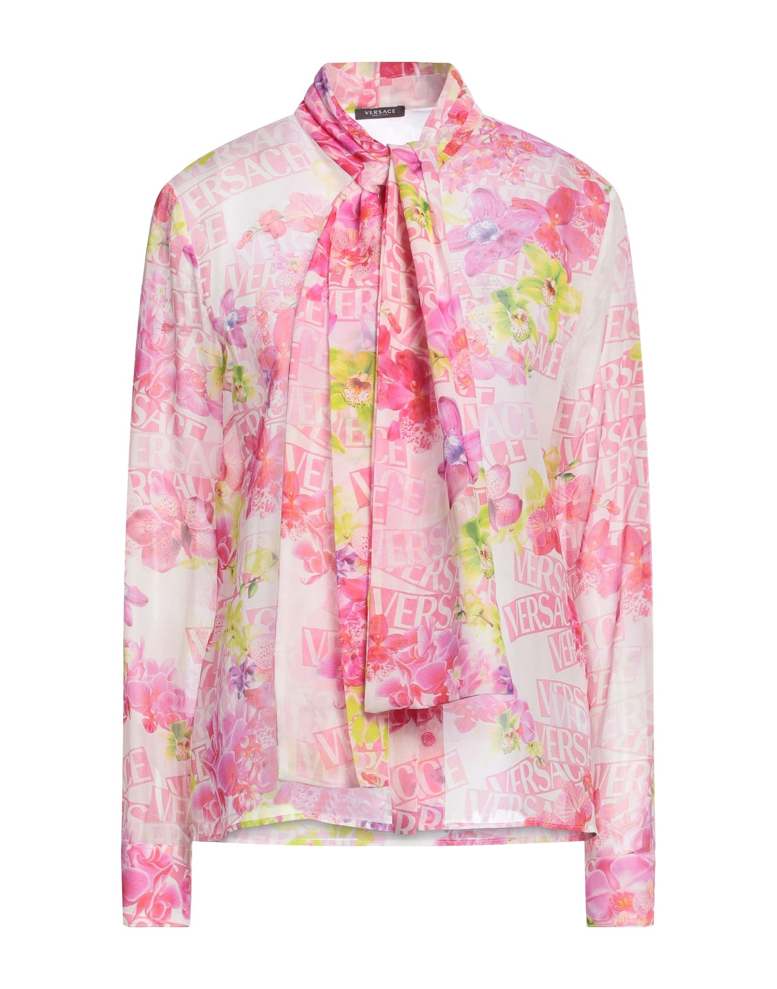 Pink Women's Patterned Shirts & Blouses - 1