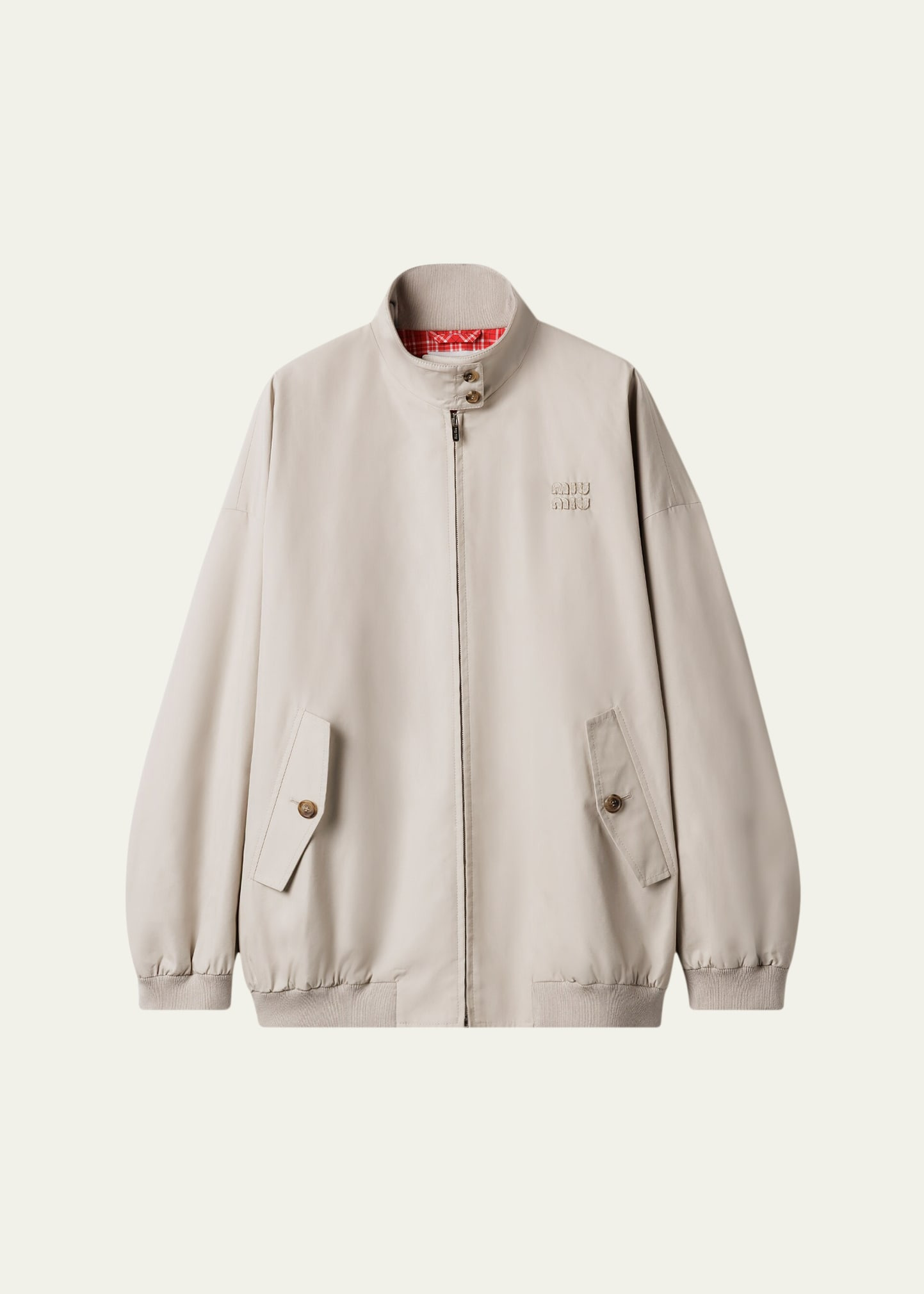 Oversized Panama Cotton Jacket - 1