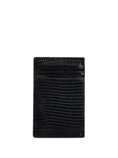 Giuseppe Zanotti lizard effect long cardholder outlook