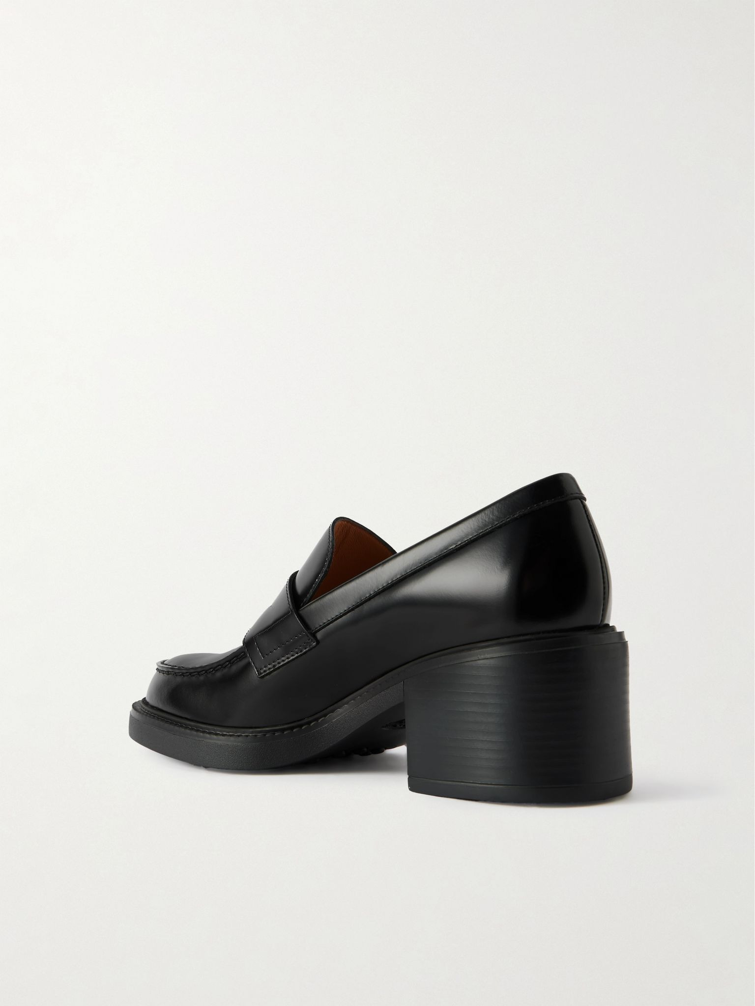 Gomma leather loafers Black - 2