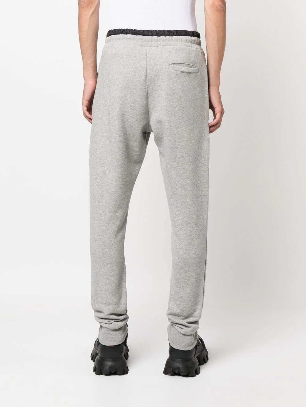 logo-print slim-cut trackpants - 4