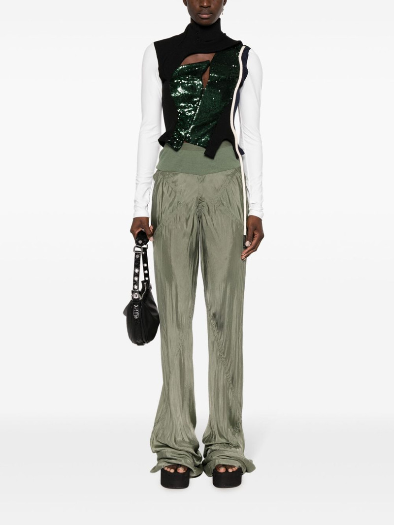 OTTOLINGER sequin-embellished panelled top outlook