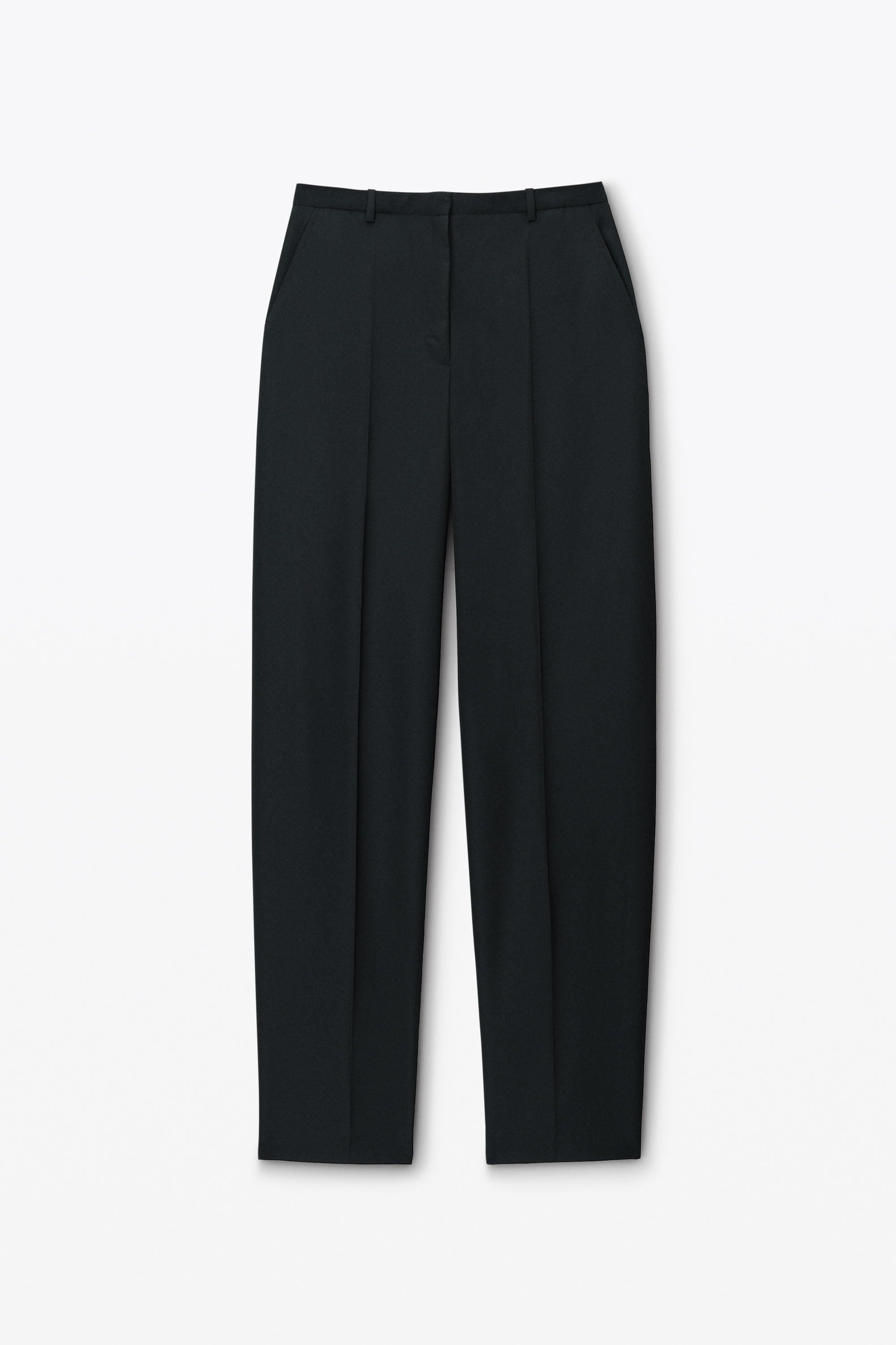 Low Waisted Tailored Trouser in Wool Blend - 1