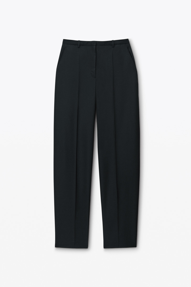 Low Waisted Tailored Trouser in Wool Blend 1