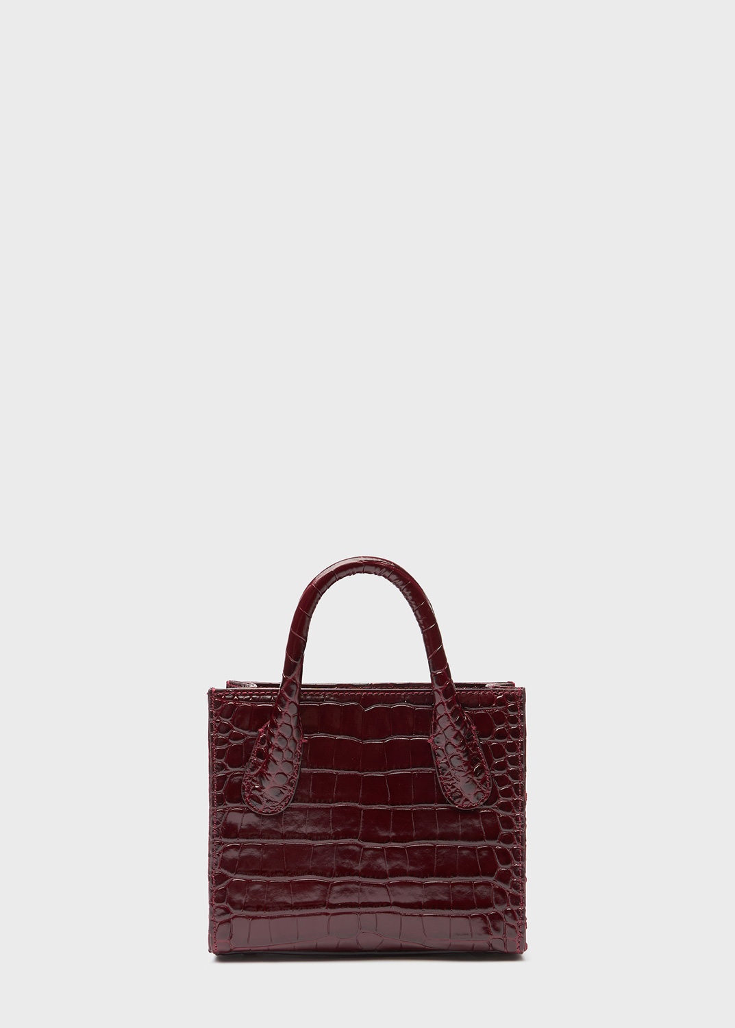 MINI HANDBAG IN CROCODILE-EFFECT PRINT LEATHER - 3