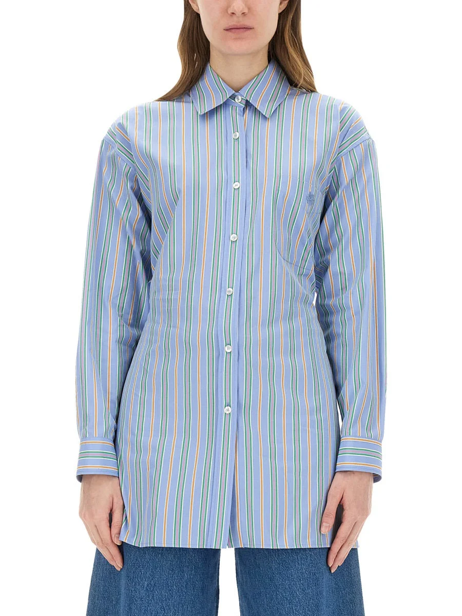 Etro Women Jacquard Shirt And Knot In The Back - 1