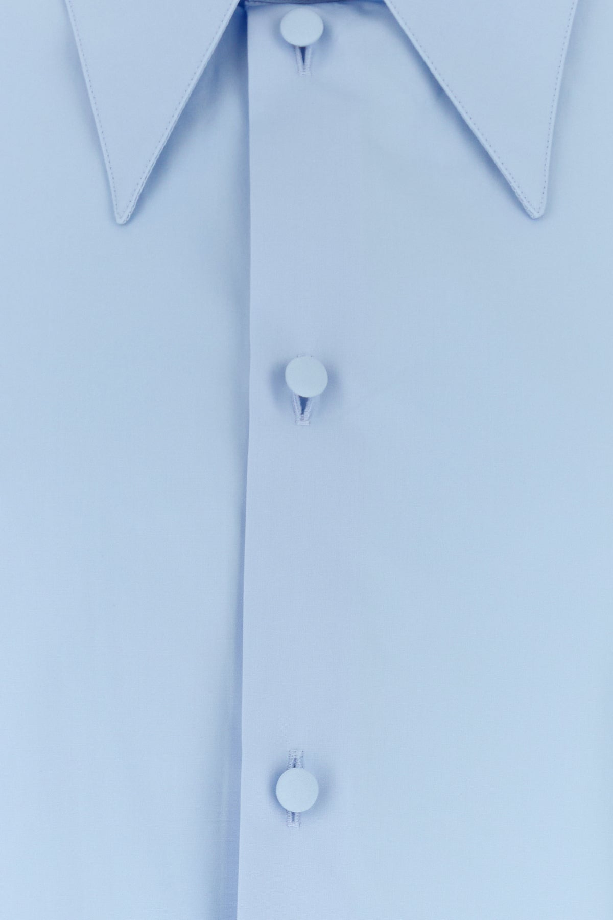Light-blue poplin shirt - 3