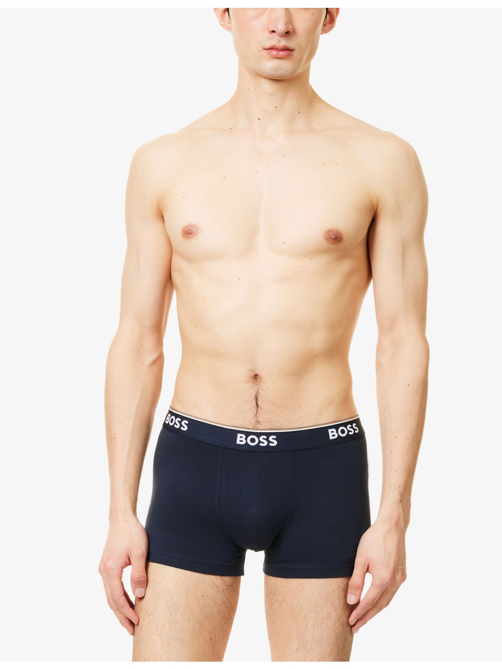 Power Logo-Waistband Stretch-Woven Trunks - 2
