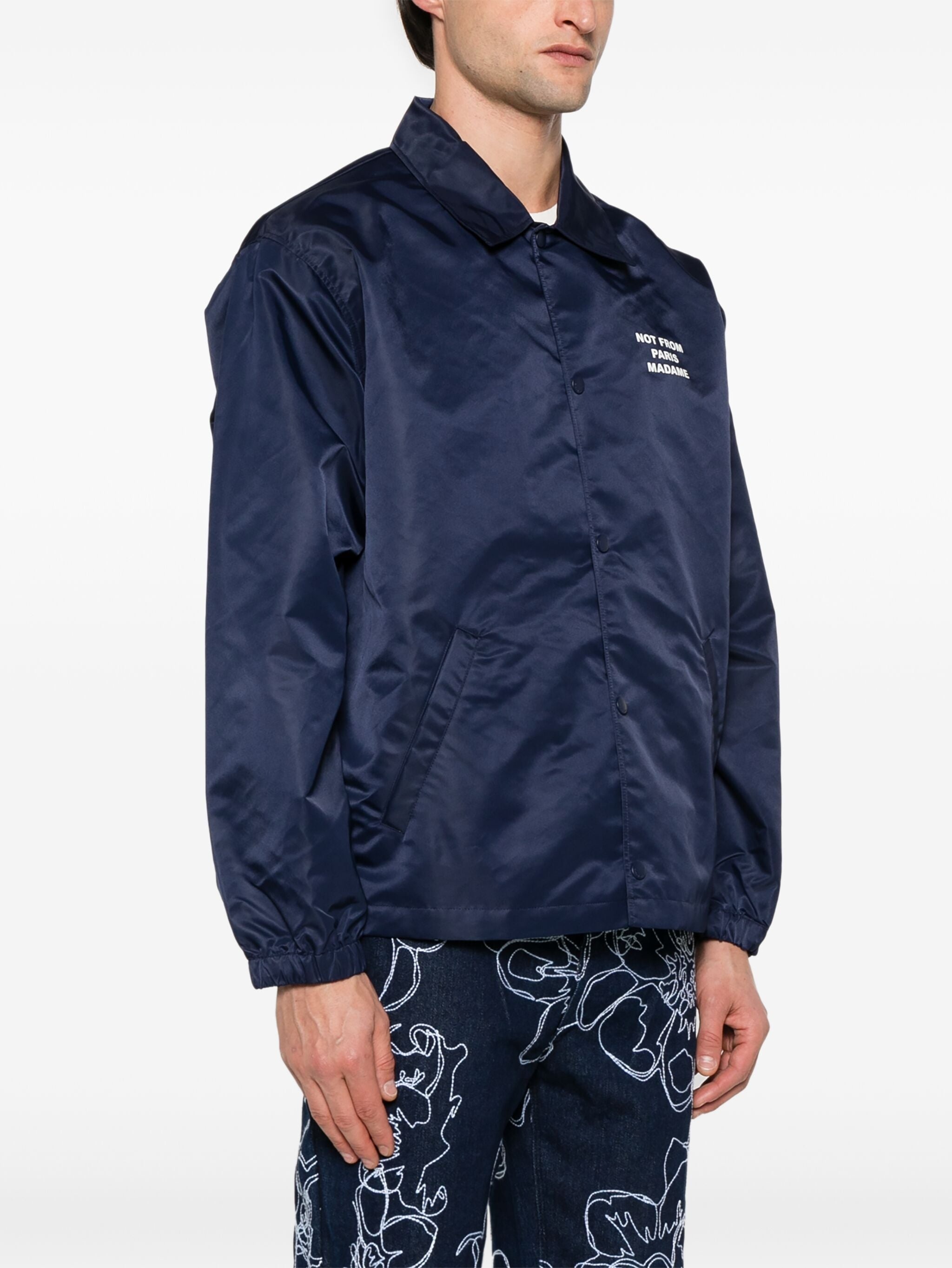 Drole De Monsieur La Veste Slogan Jacket - 3