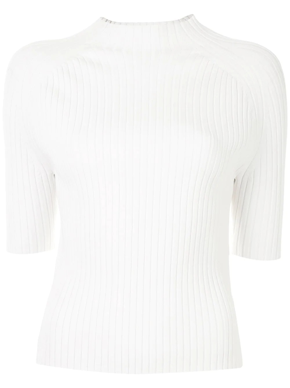 ribbed-knit top - 1