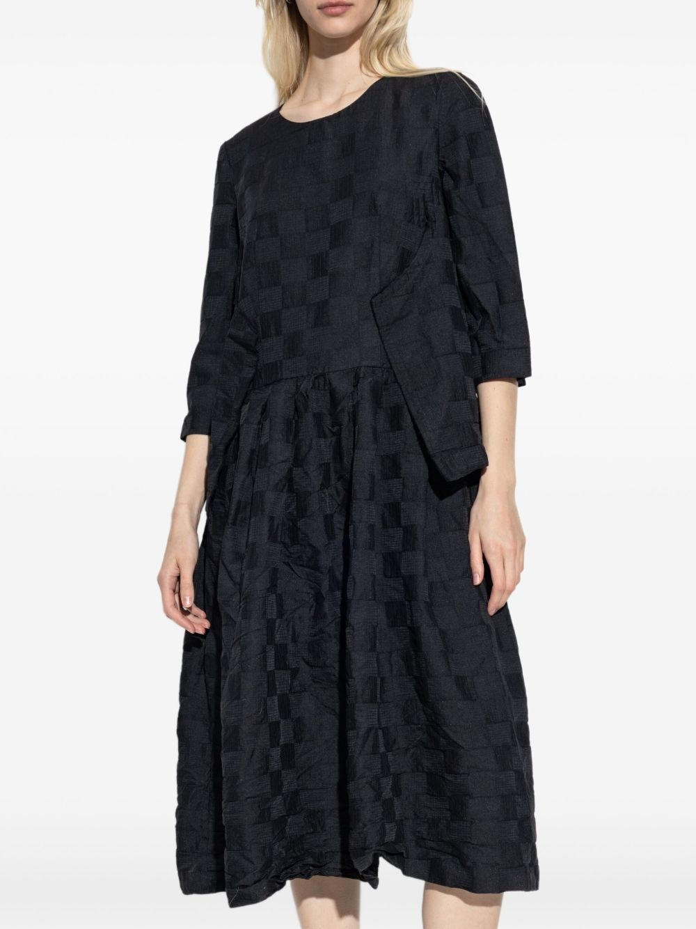 check pattern dress - 3
