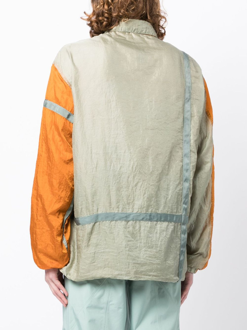 Re: 일 대조 panelled 셔츠 4