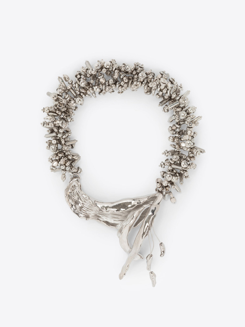 Dries Van Noten EMBROIDERED FLOWER NECKLACE outlook