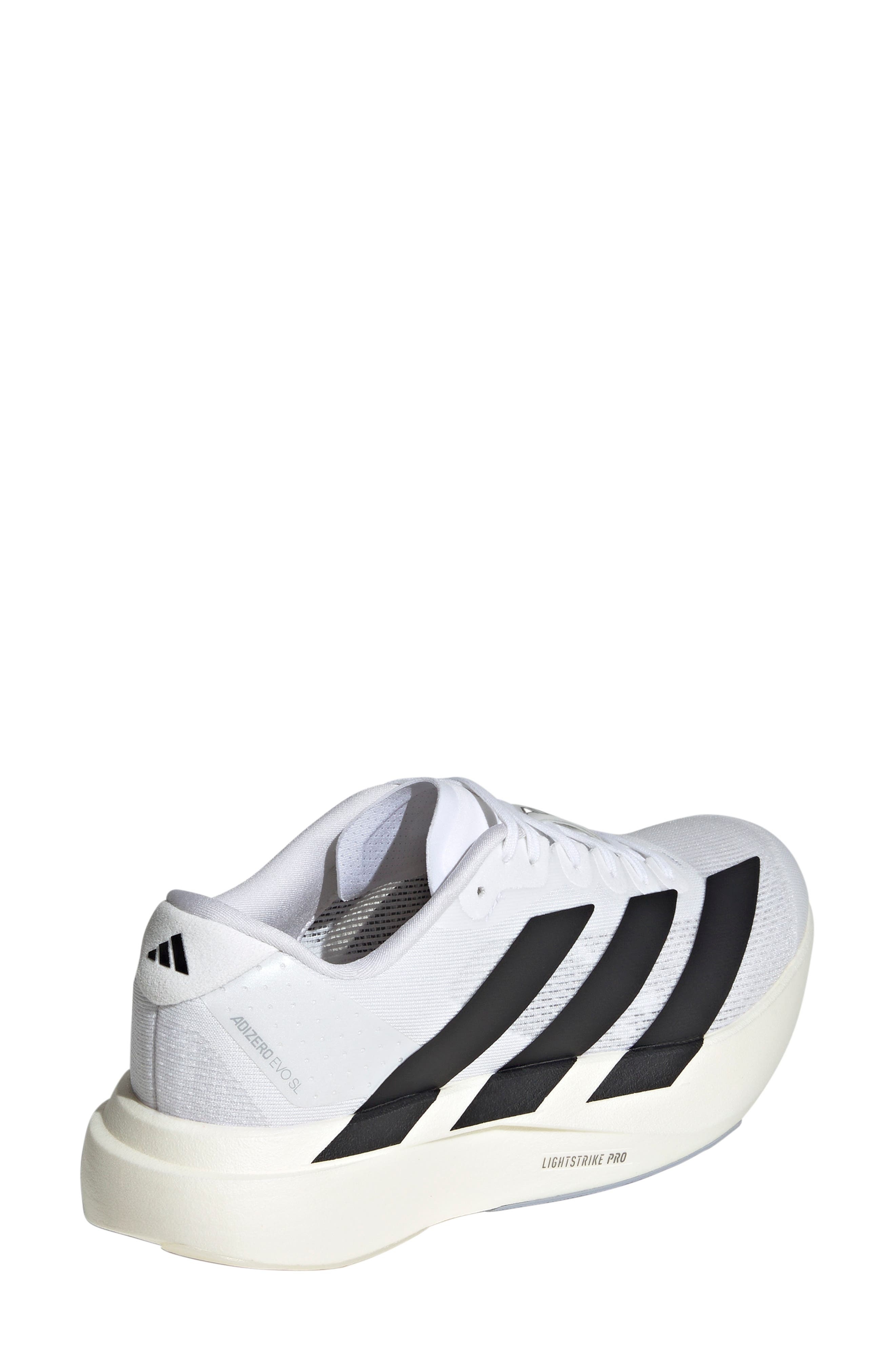 adidas Adizero Evo SL Running Shoe in White/black/Ftwr White at Nordstrom - 2