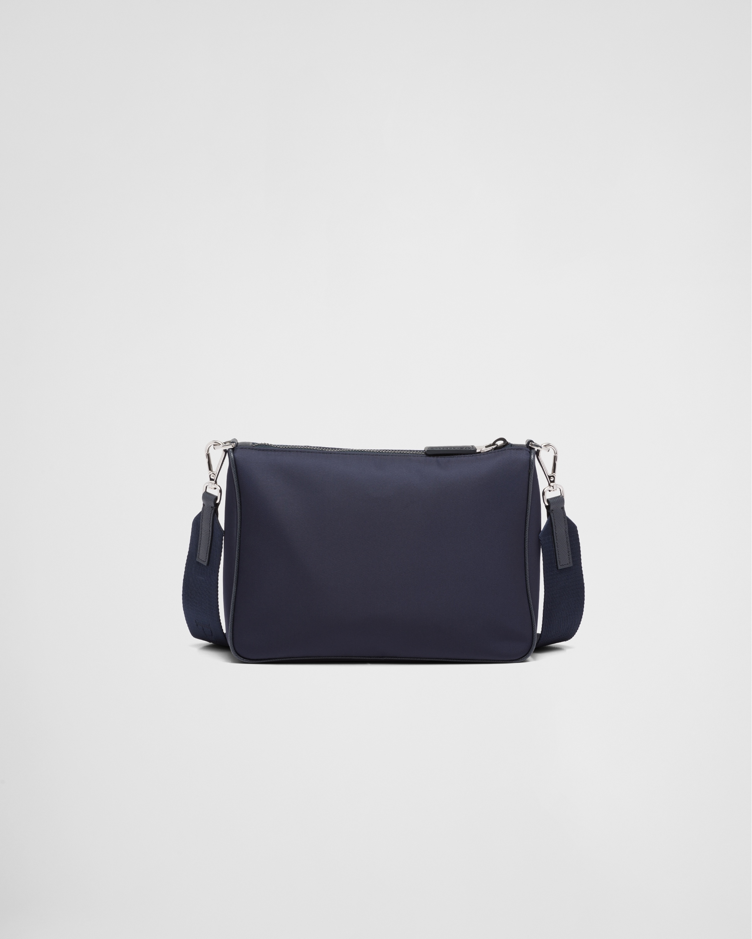 Re-Nylon and Saffiano leather shoulder bag - 4