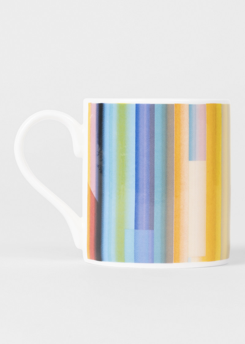 Paul Smith 'Signature Stripe' Paint Strokes Bone China Mug outlook