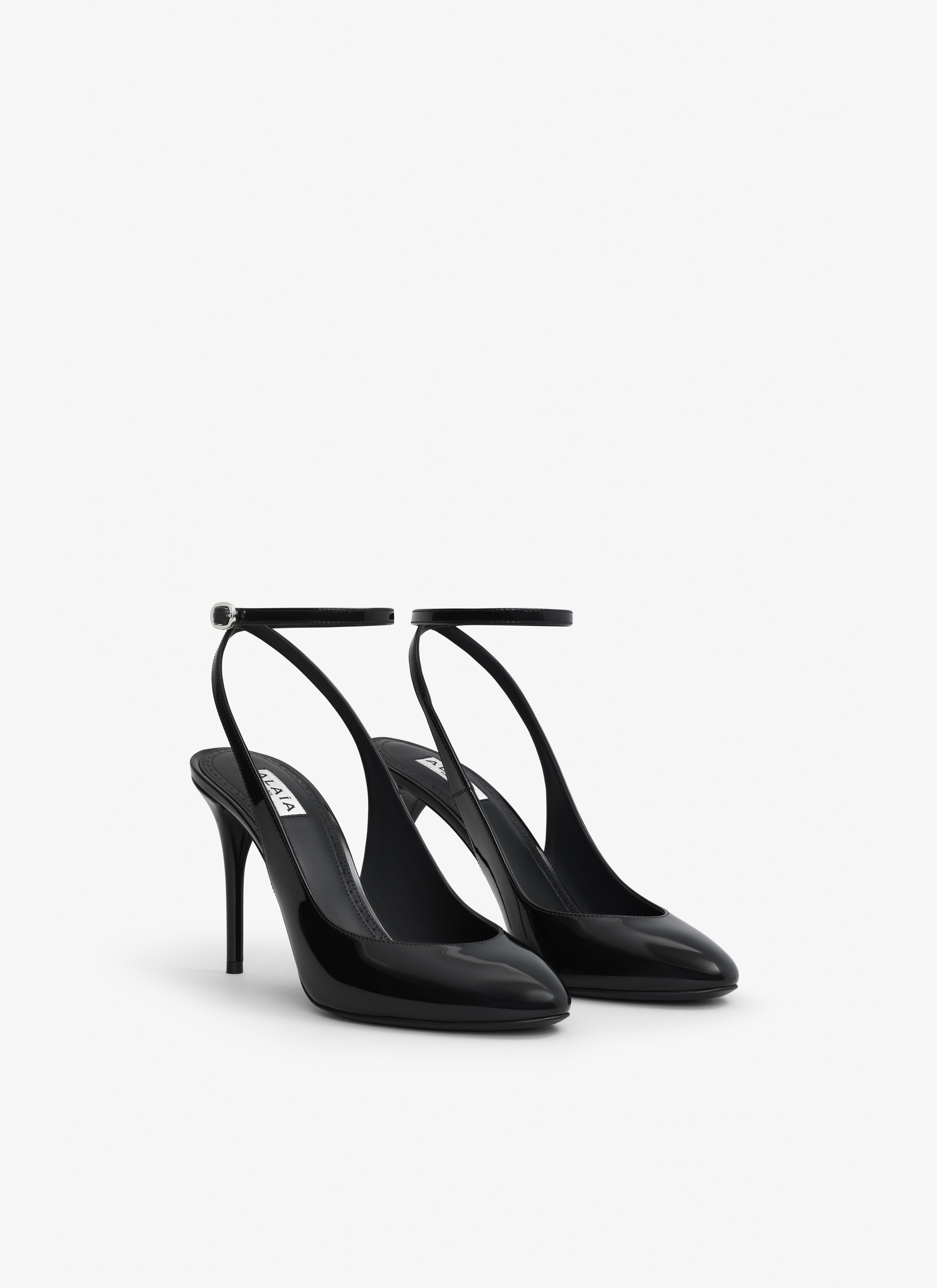 DECOLLETE SLINGBACKS IN PATENT CALFSKIN - 3
