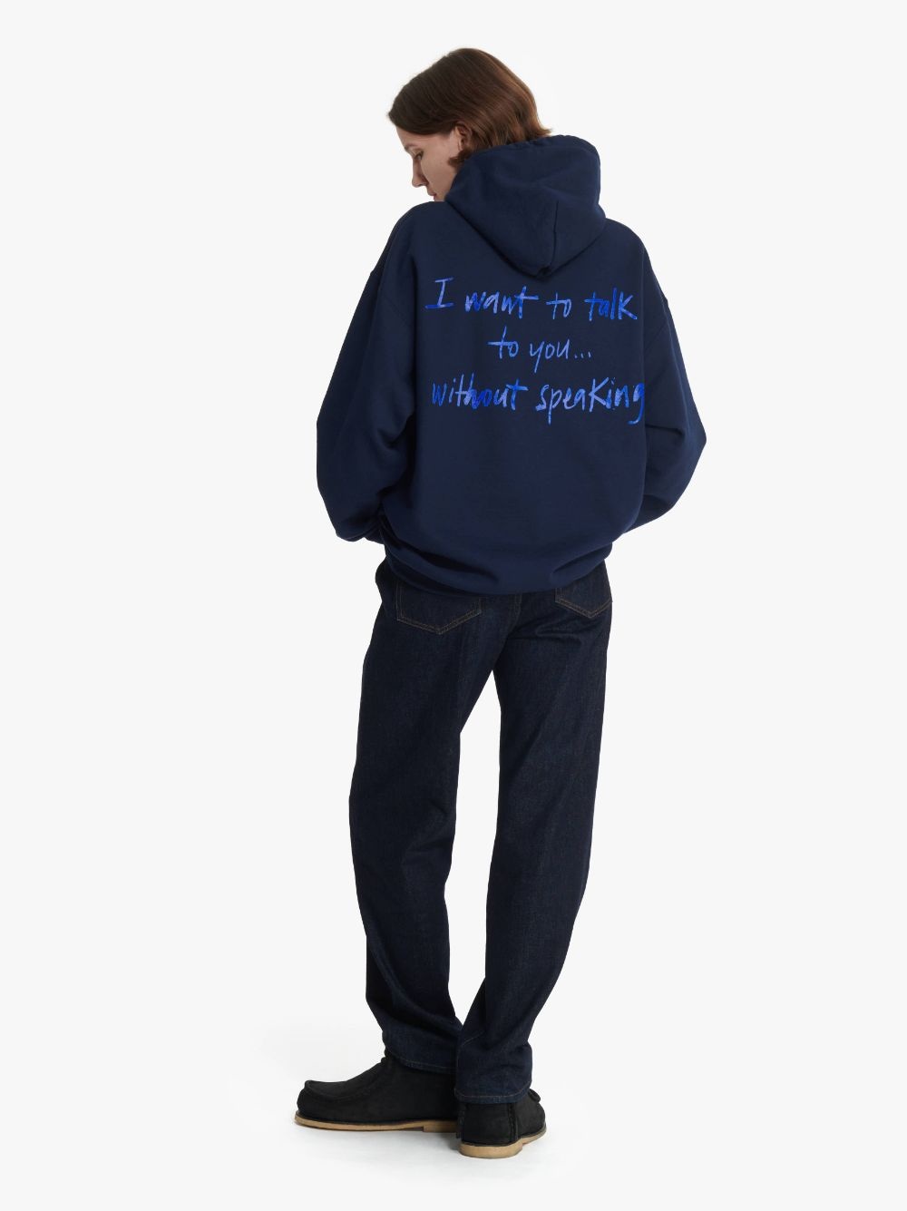 JW ANDERSON X QUEER HOODIE WITH TEXT PRINT - 4