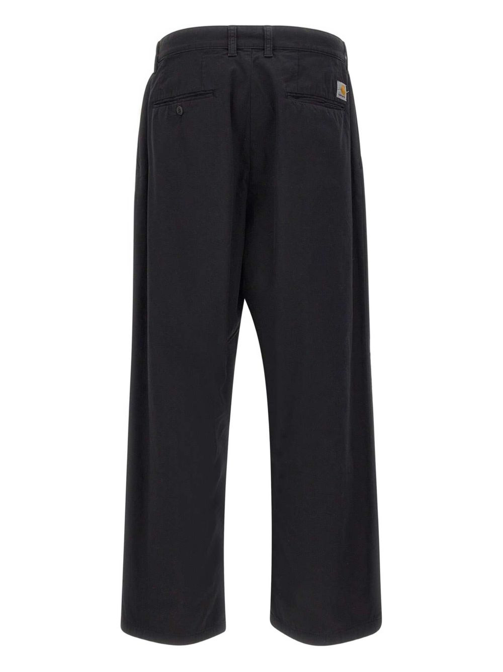 pleated twill trousers - 2