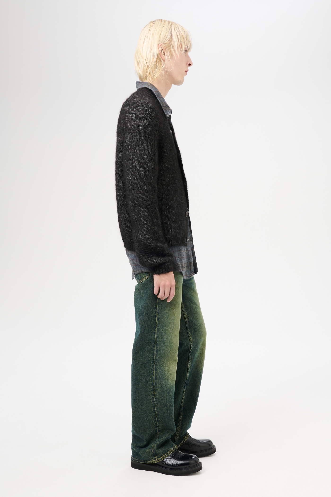 Academy Cardigan Pepe Nero Airy Alpaca - 5