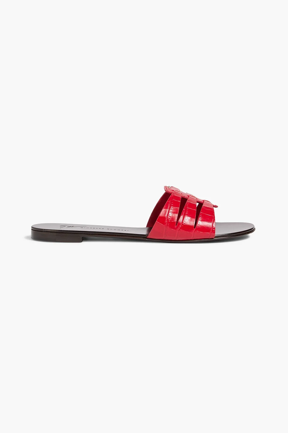 Adheline leather slides - 1