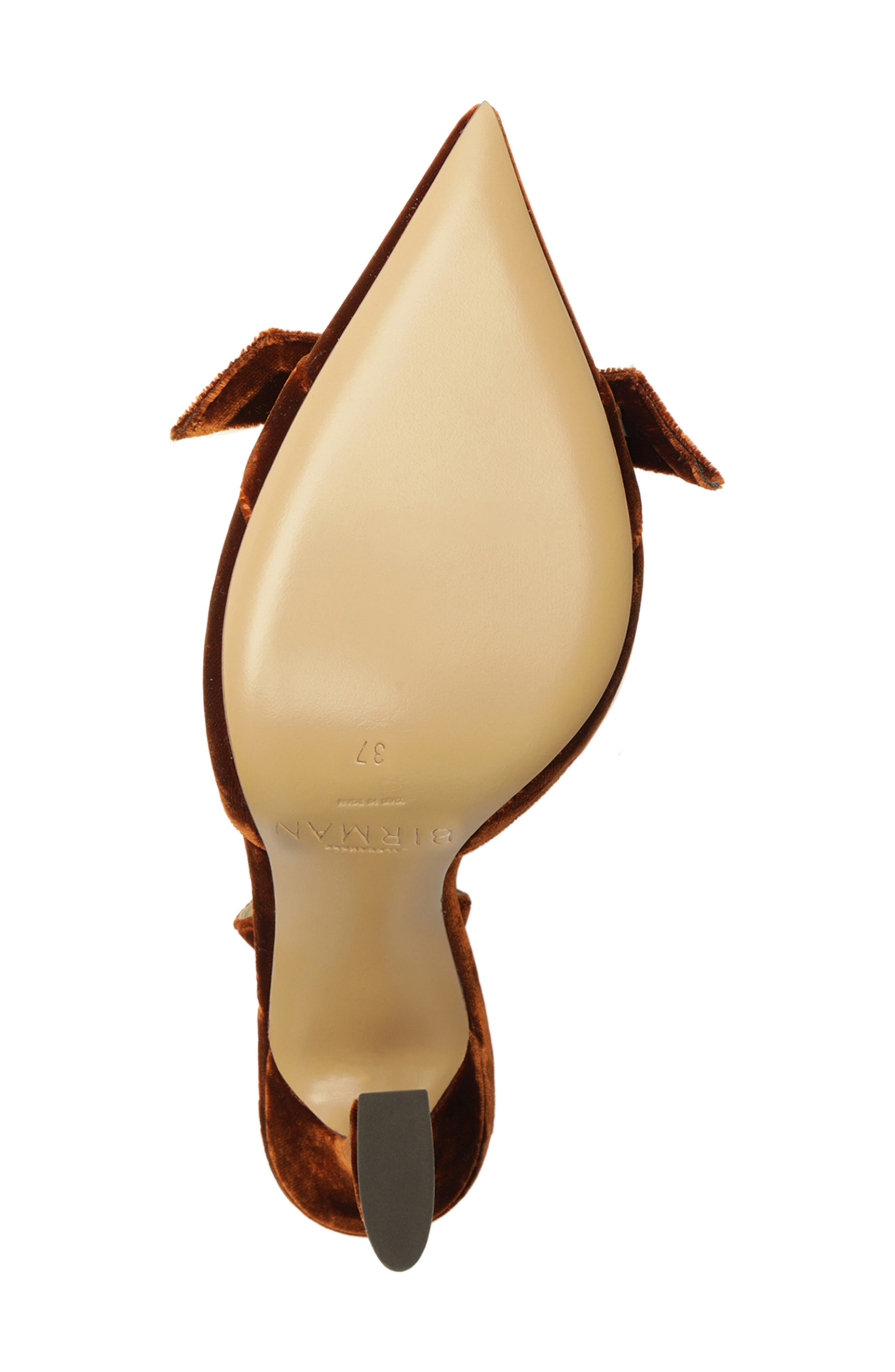 Alexandre Birman Clarita Bow Pointed Toe Slingback Sandal in Leather at Nordstrom - 6