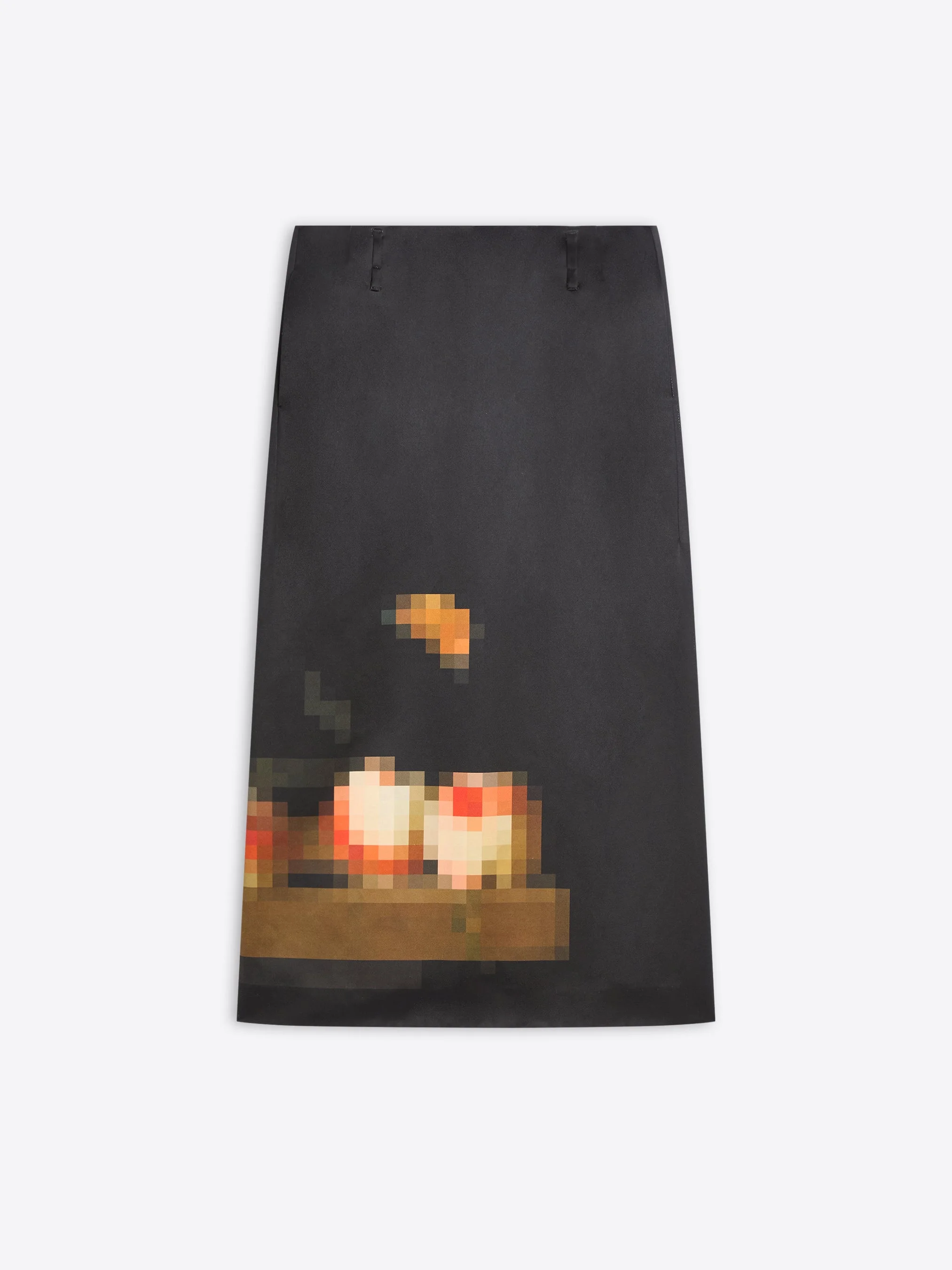 LONG PRINTED SKIRT - 1