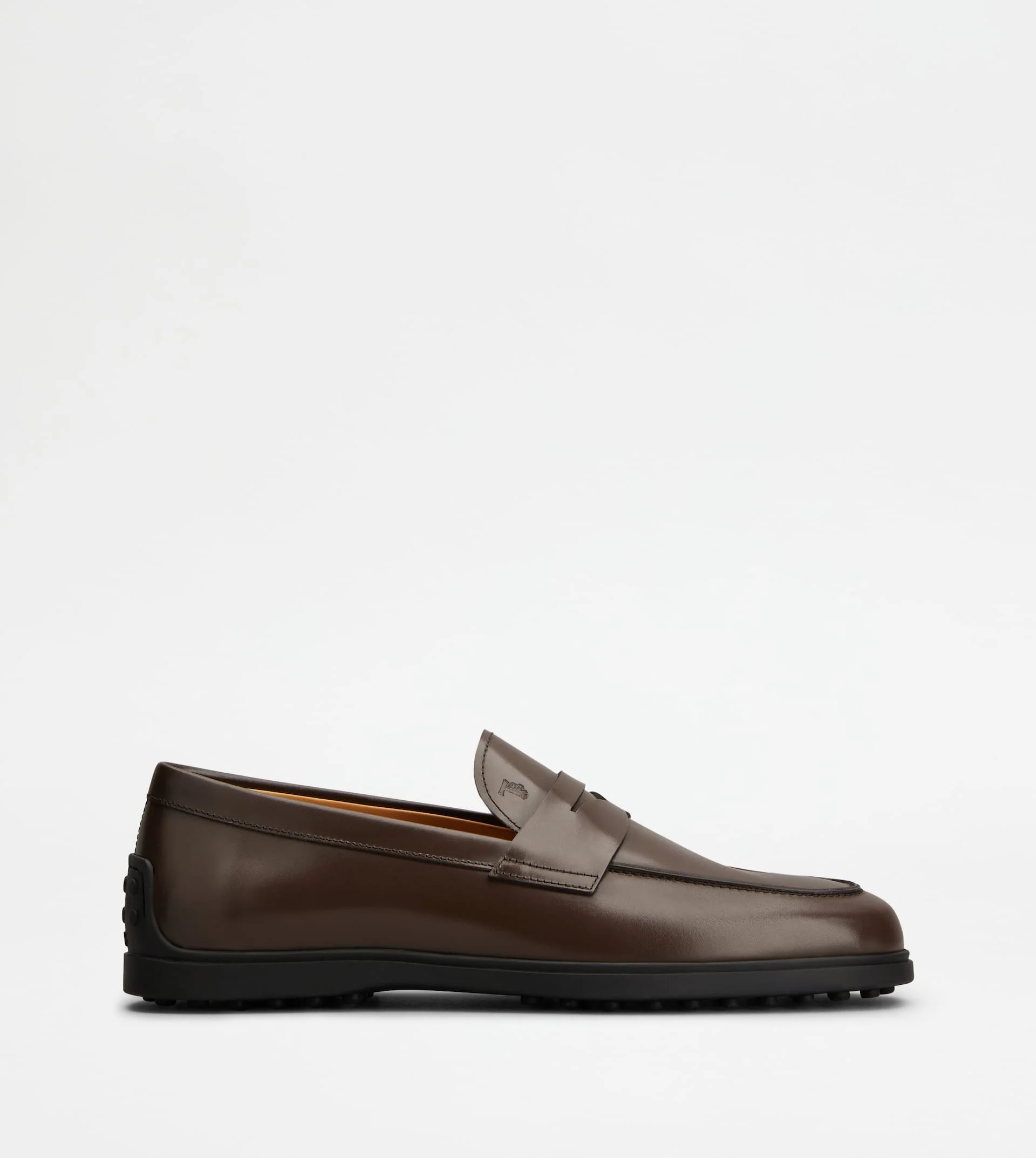 LOAFERS IN LEATHER - BROWN - 1